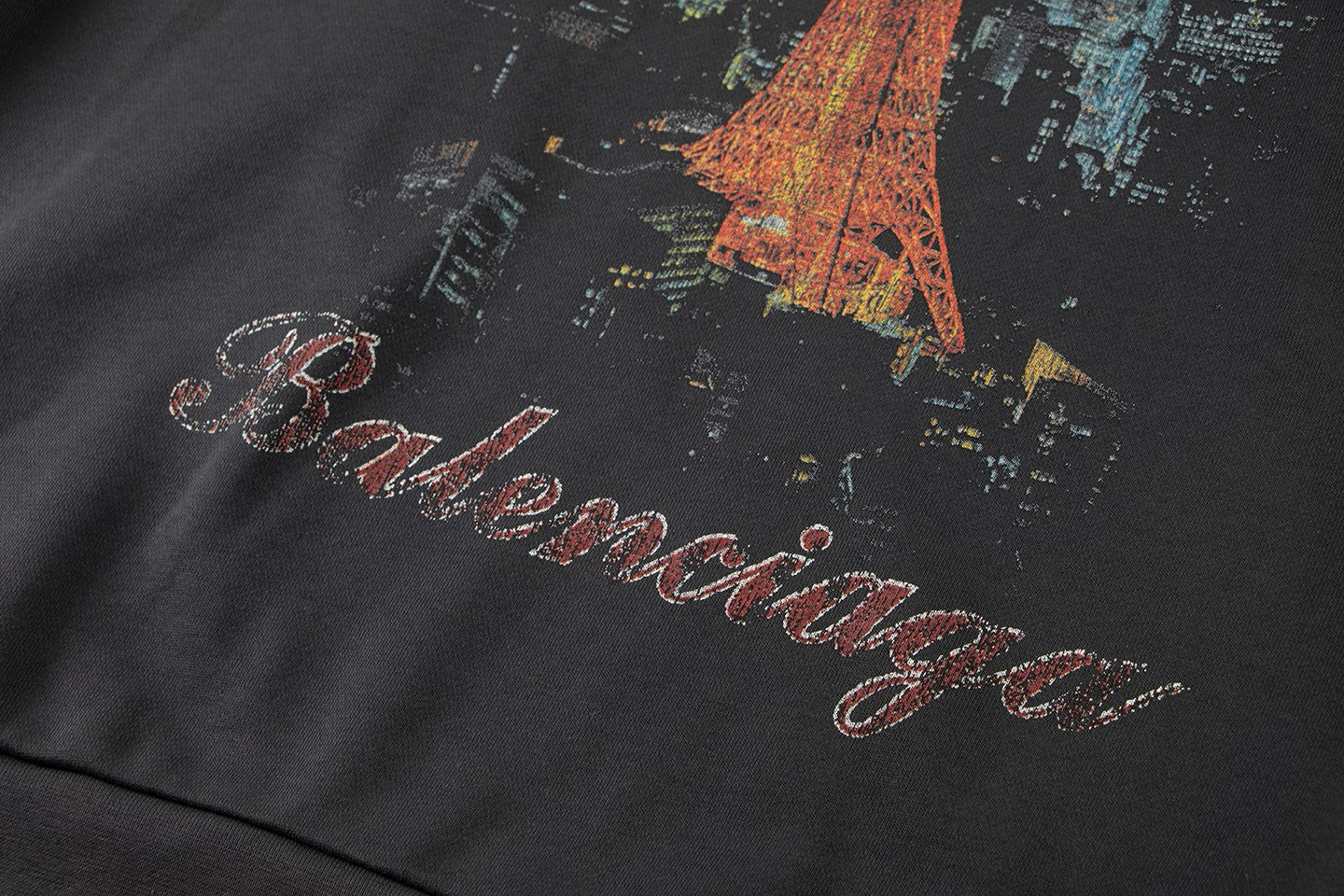Balenciaga Ginza Tokyo Hoodie Black vista 5