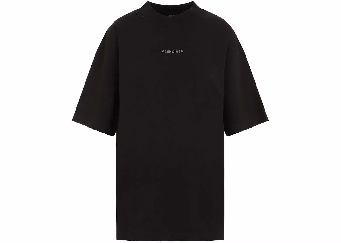 Balenciaga Crystal Logo T-shirt Black