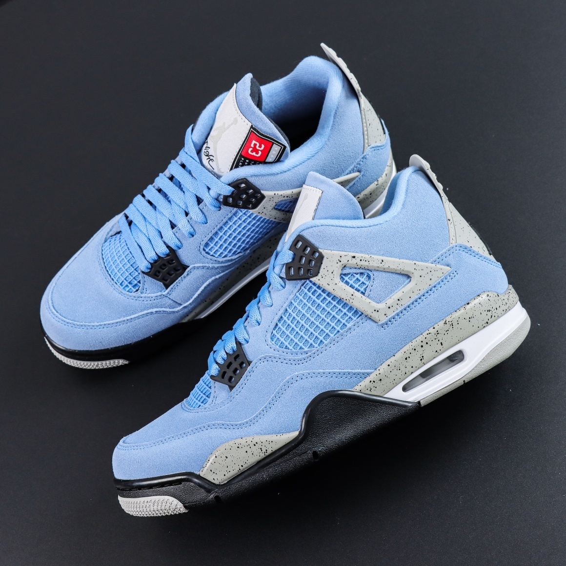 Air Jordan 4 Retro University Blue vista 3