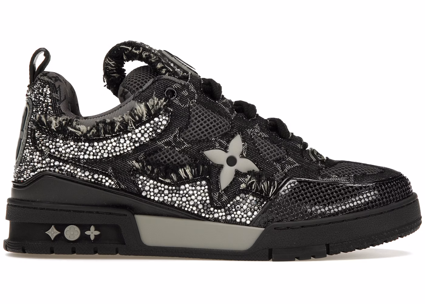 Louis Vuitton Skate Trainer Black Swarovski Monogram