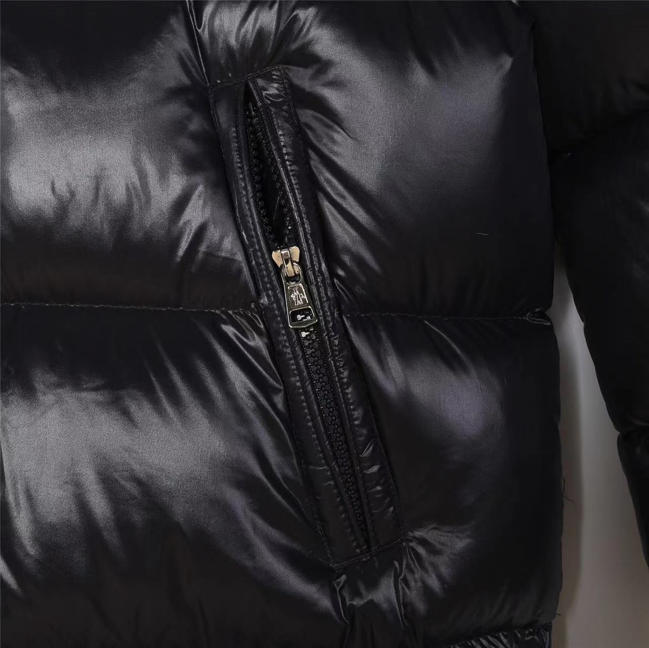 Black Hanoverian Hooded Square-Quilted DownJacket vista 7
