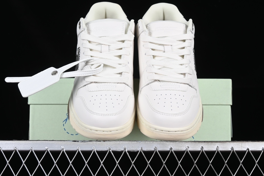 Off-White Out Of Office Low Tops White Black vista 7