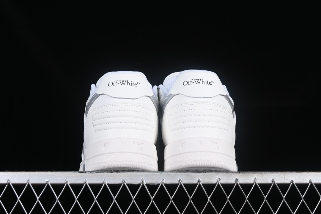 Off-White Out Of Office Low Tops White Silver vista 5