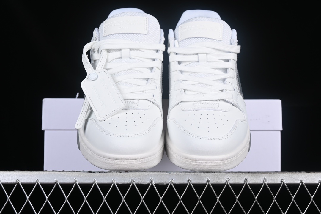 Off-White Out Of Office Low Tops White Silver vista 6