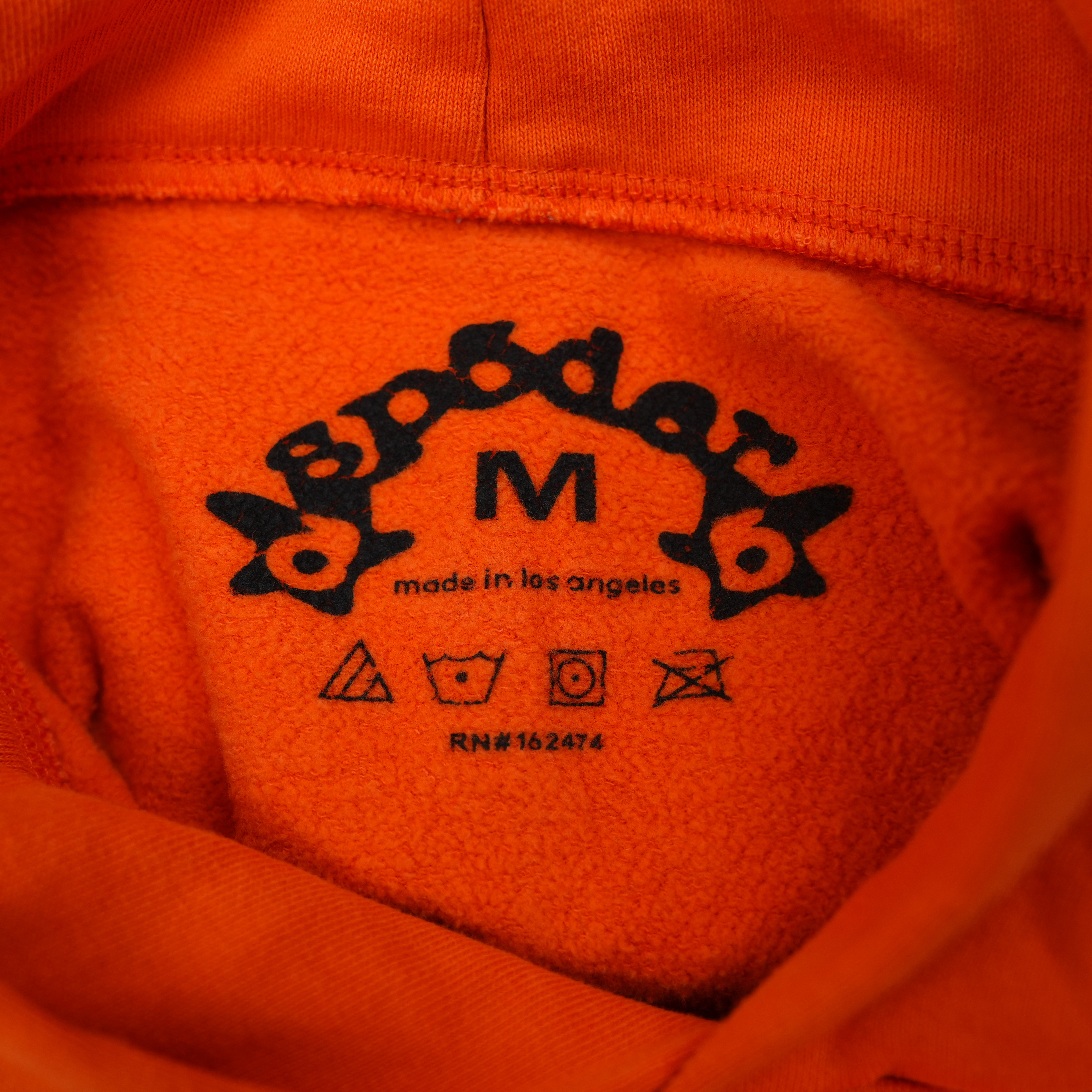 Sp5der Legacy Hoodie "Orange" vista 7