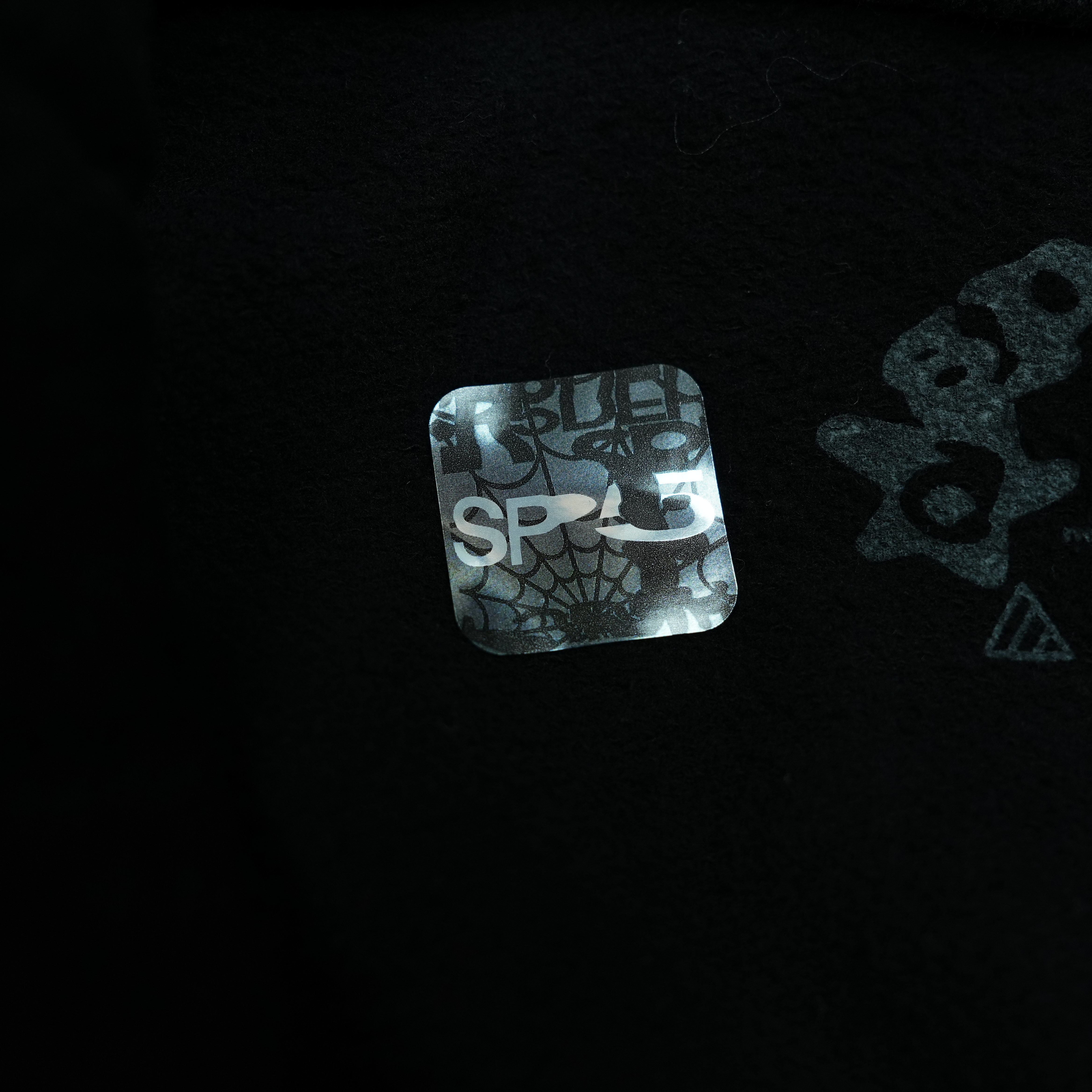 Sp5der Hoodie OG Web "Black" vista 7