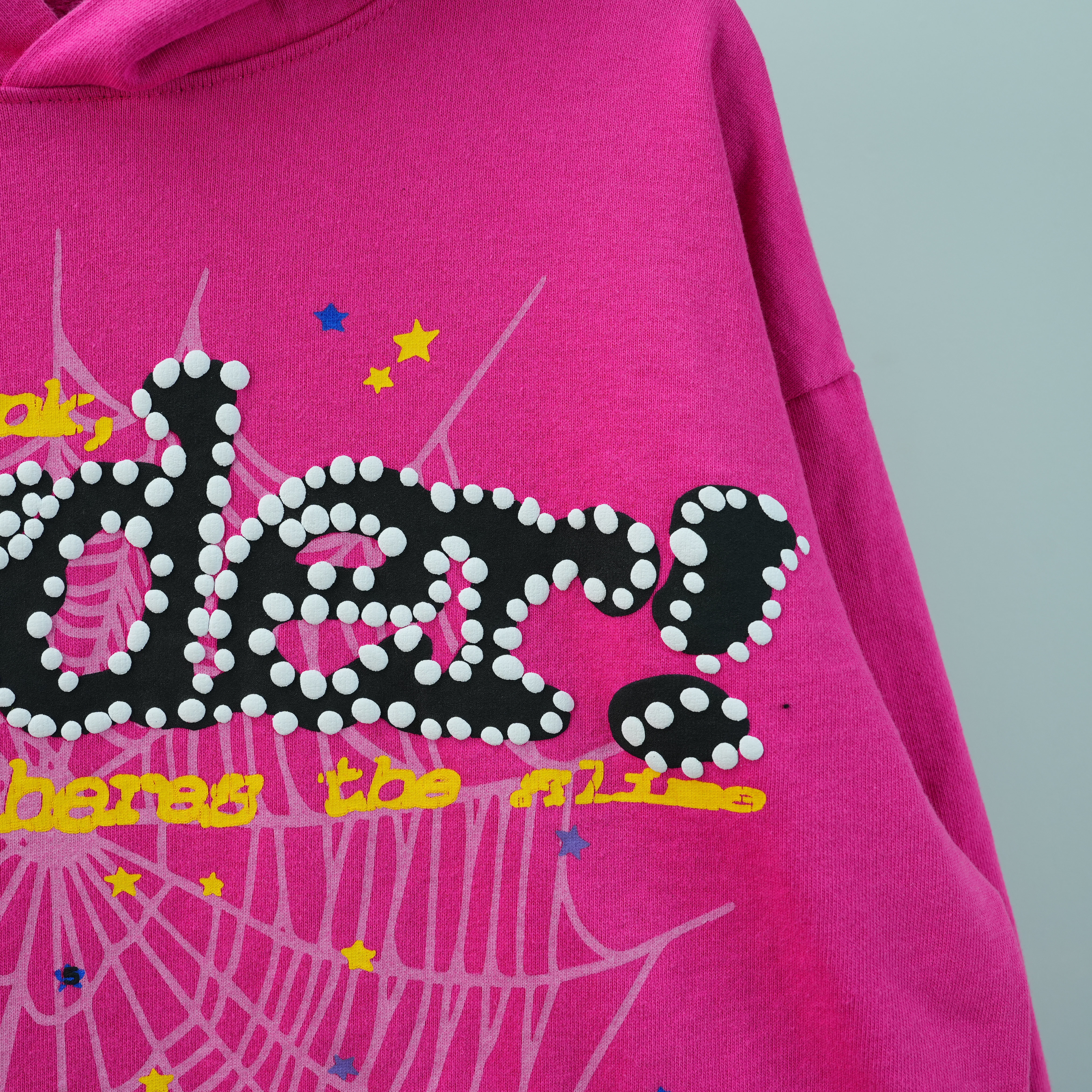 Sp5der P*NK V2 Hoodie "Pink" vista 5