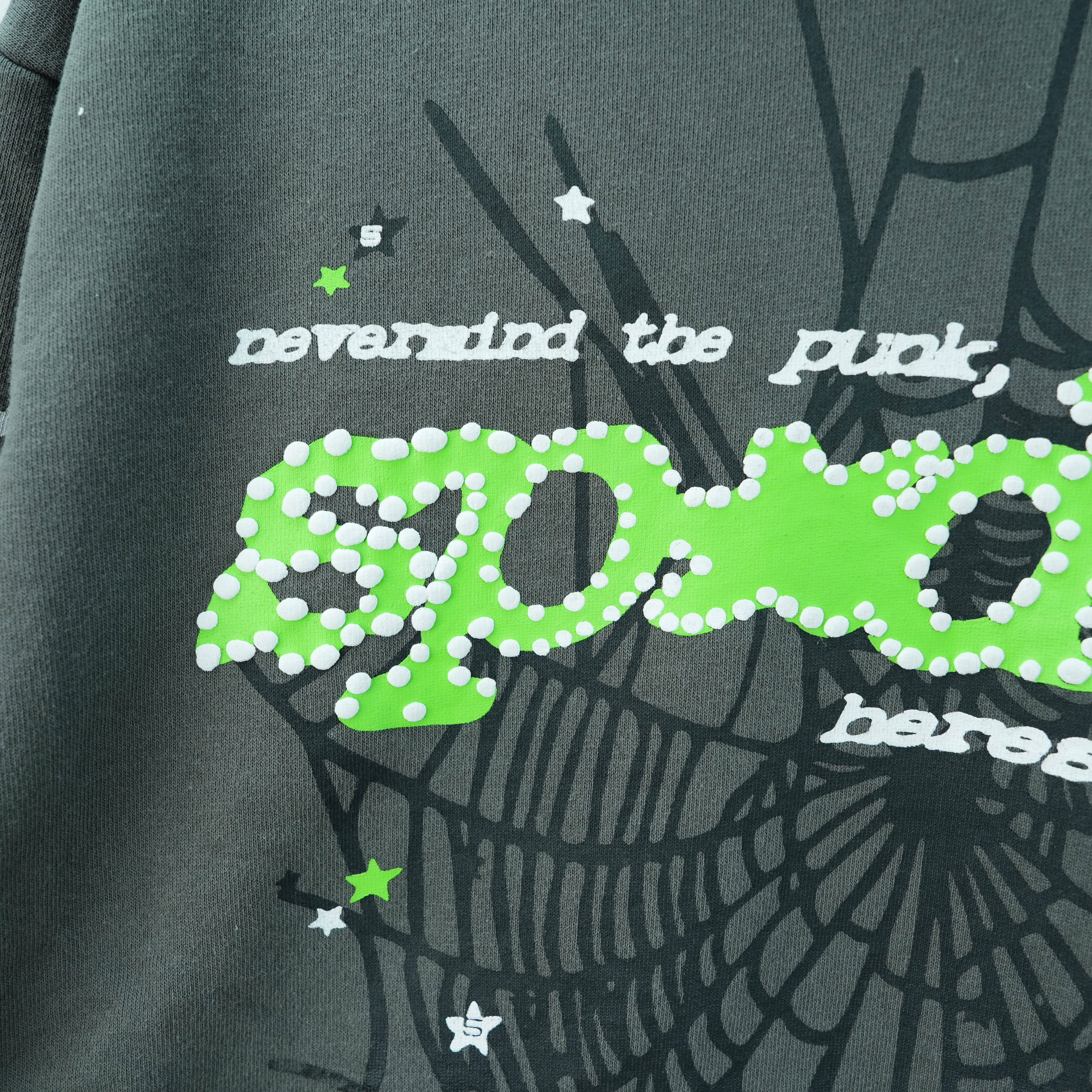 SP5DER Hoodie Punk V2 Slate Grey vista 4