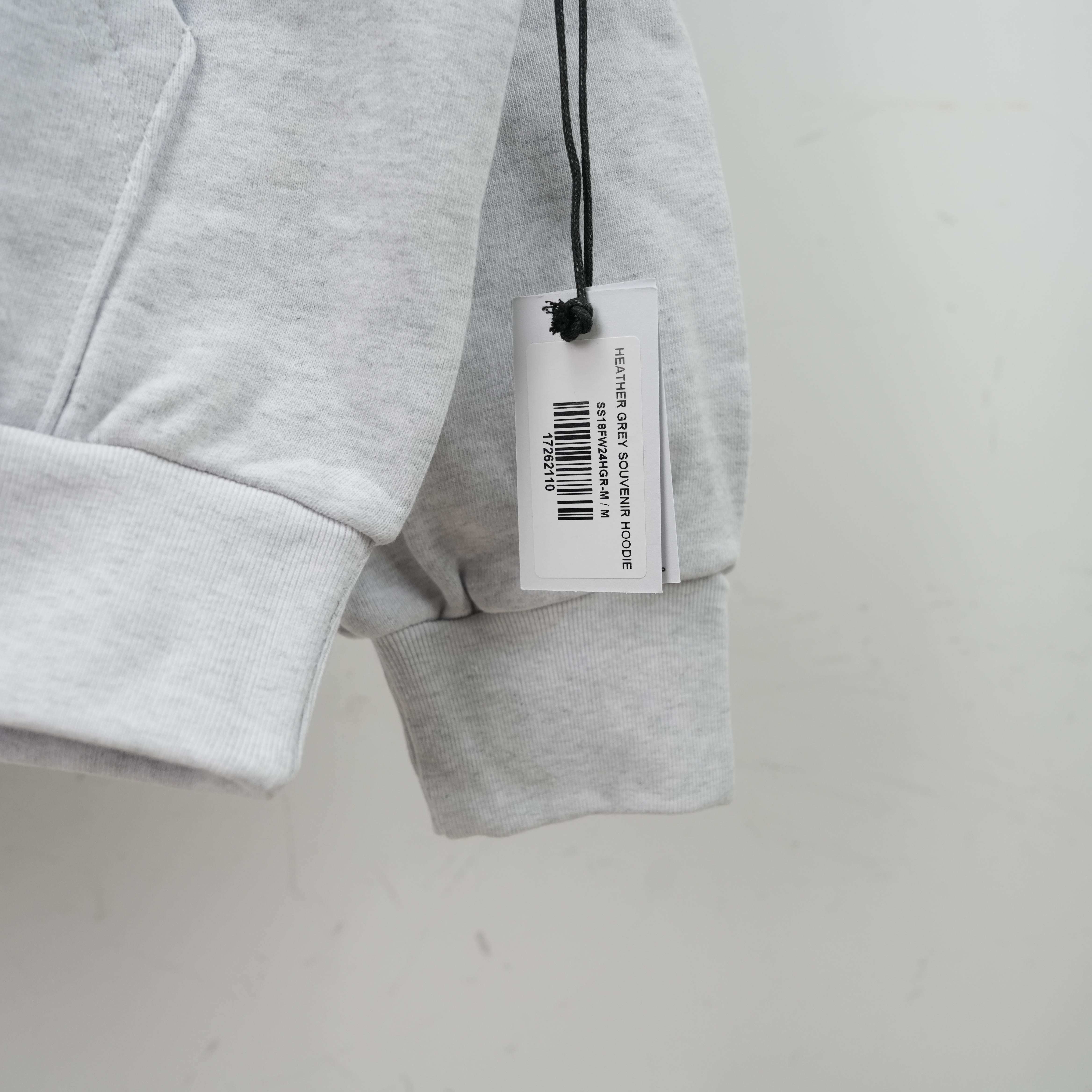 Sp5der Souvenir Hoodie "Heather Grey" vista 6