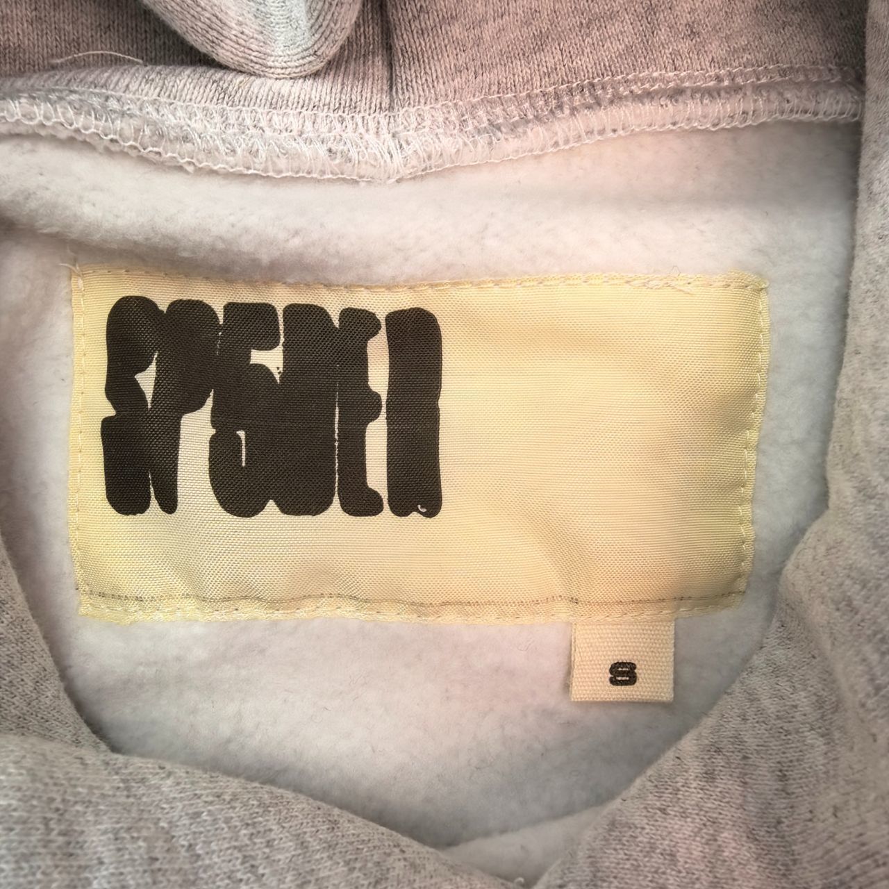 Sp5der Souvenir Hoodie "Heather Grey" vista 7