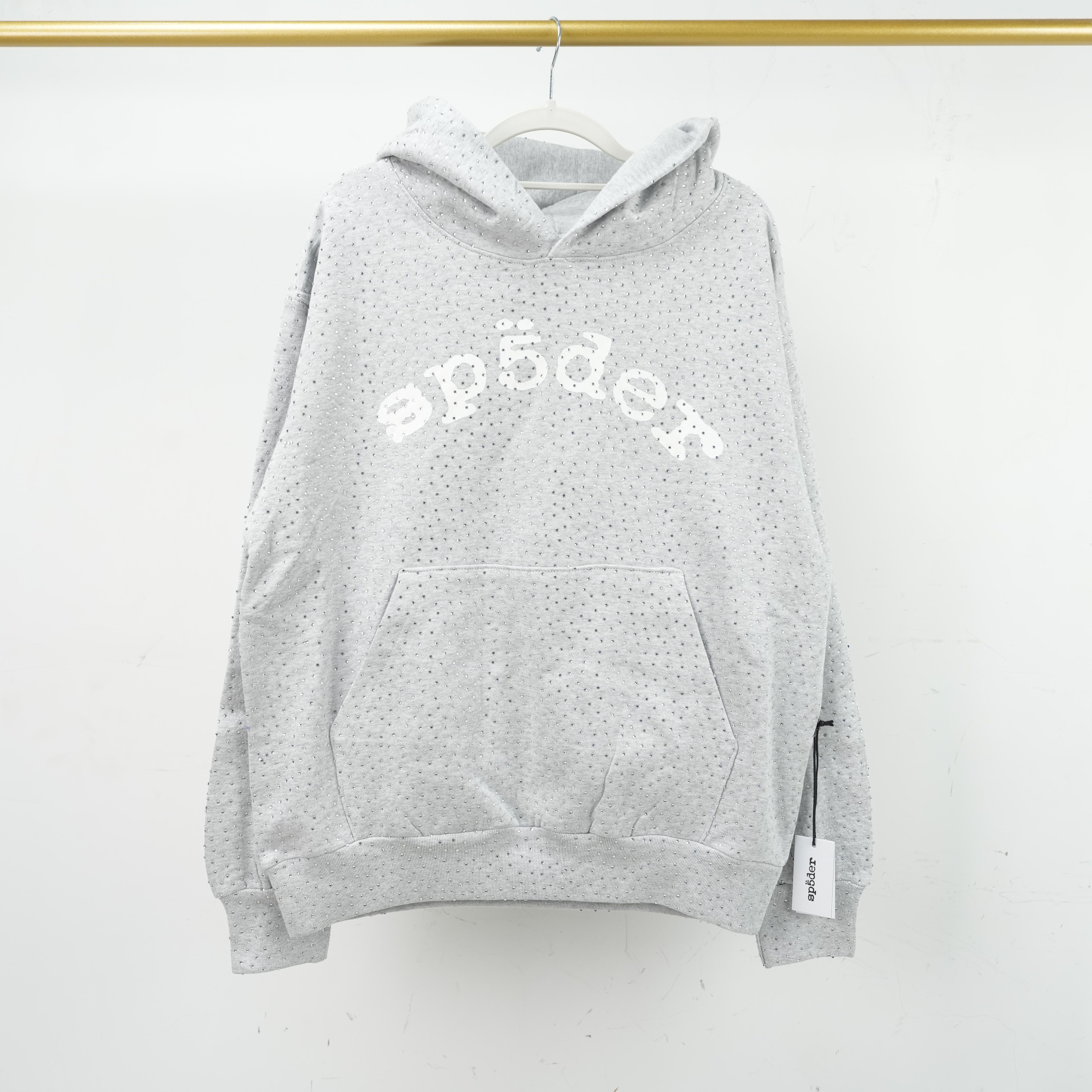 Sp5der VVS Hoodie "Grey" vista 2