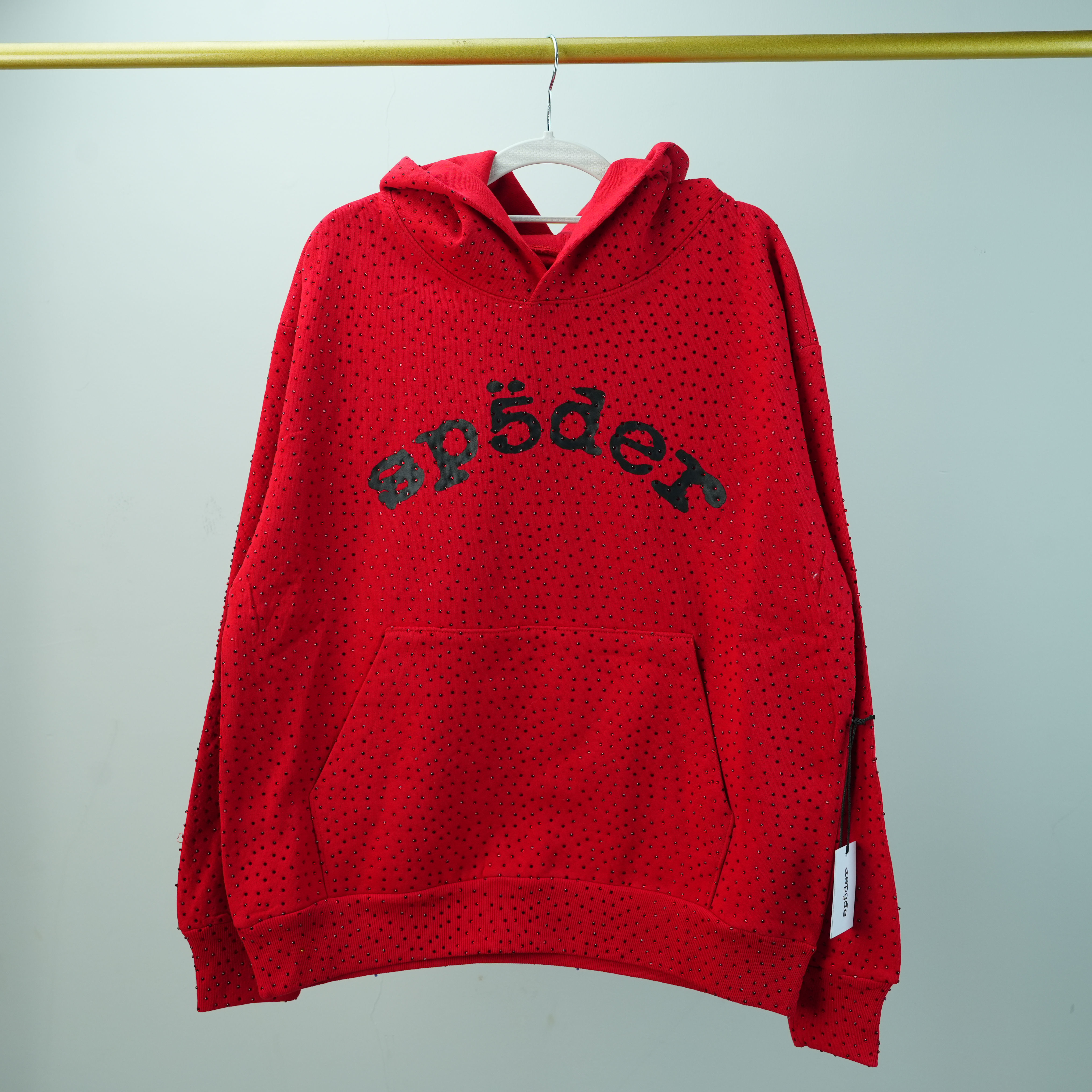 Sp5der VVS Hoodie "Red" vista 2