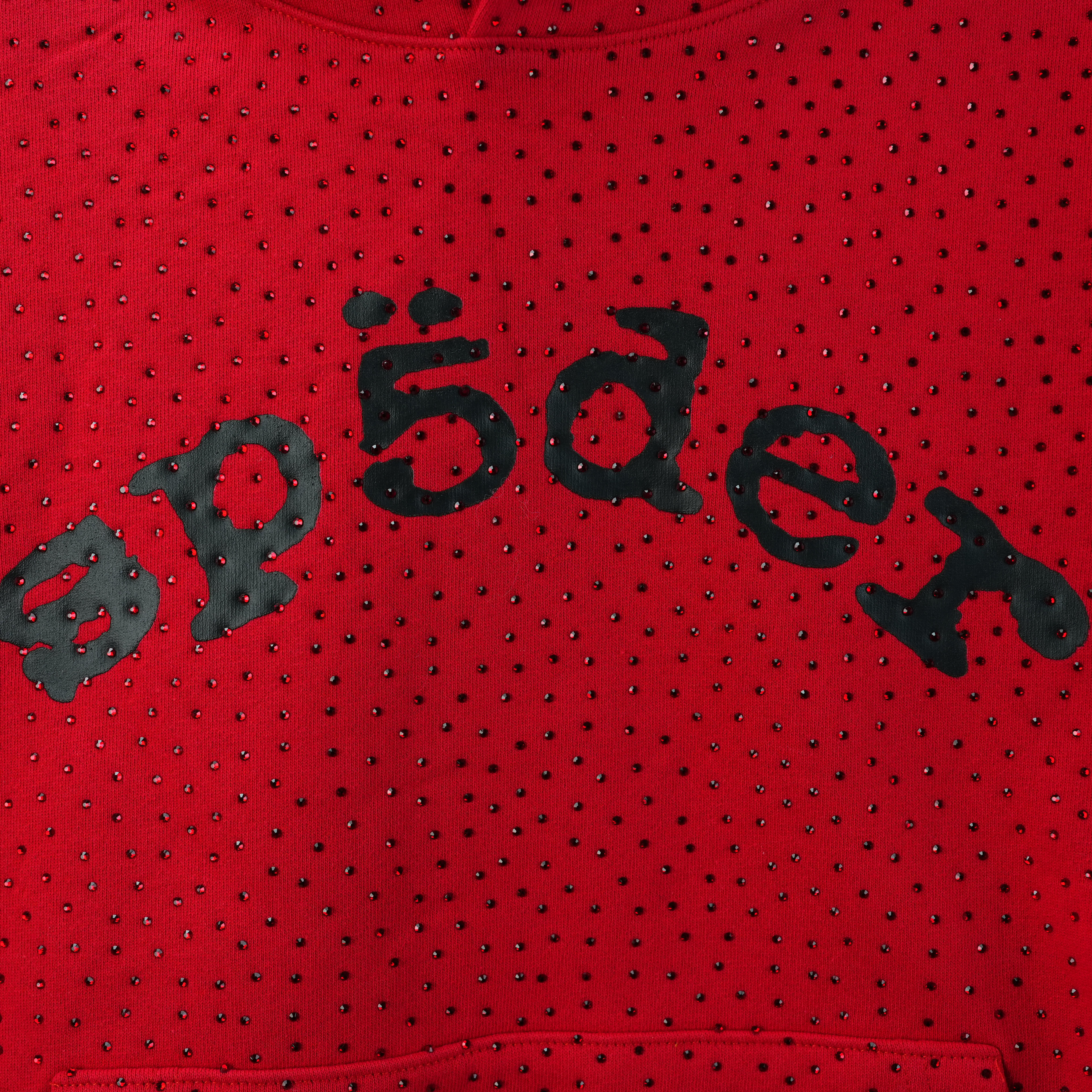 Sp5der VVS Hoodie "Red" vista 3
