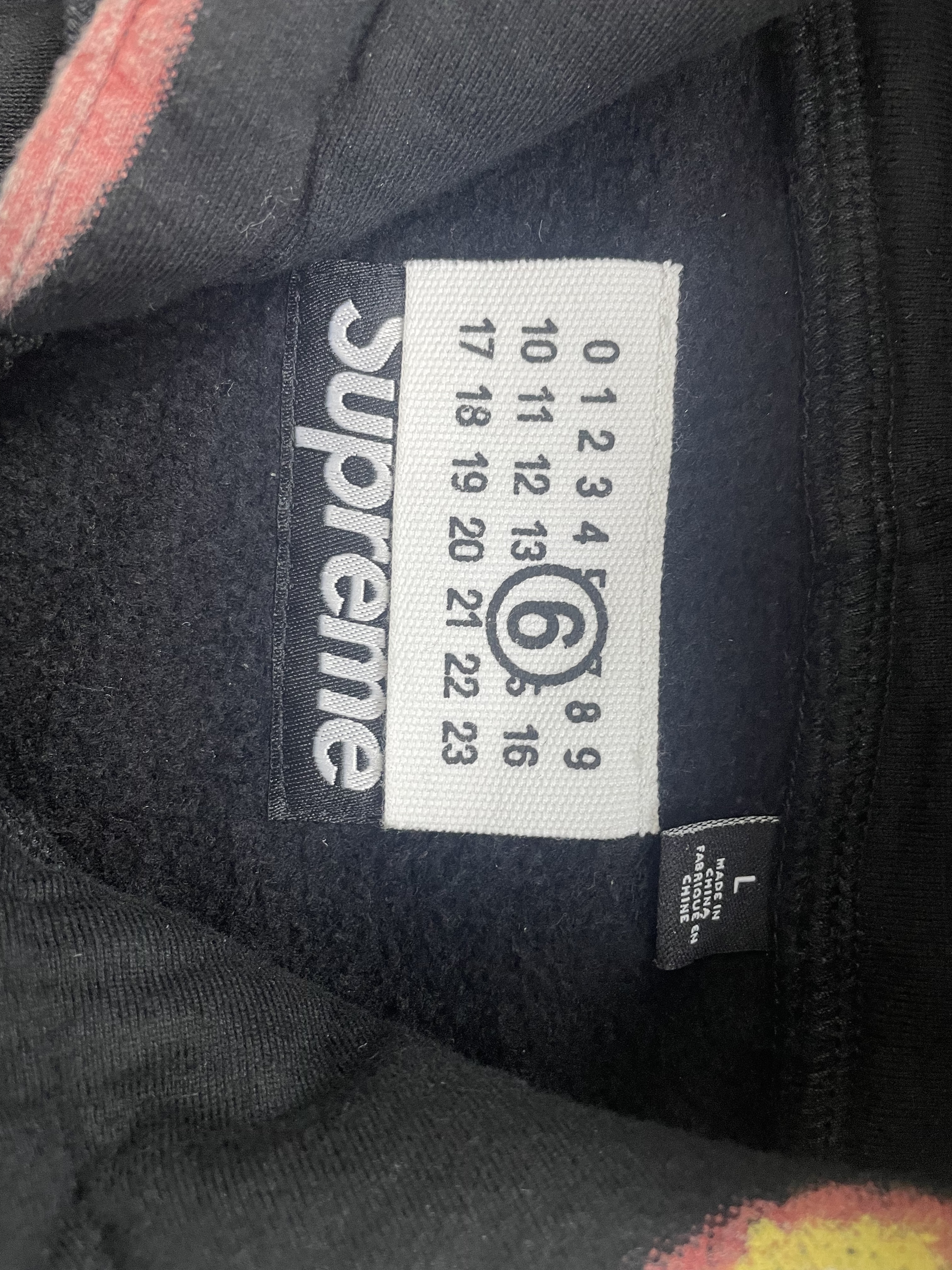 Supreme MM6 Maison Margiela Zip Up Black vista 7