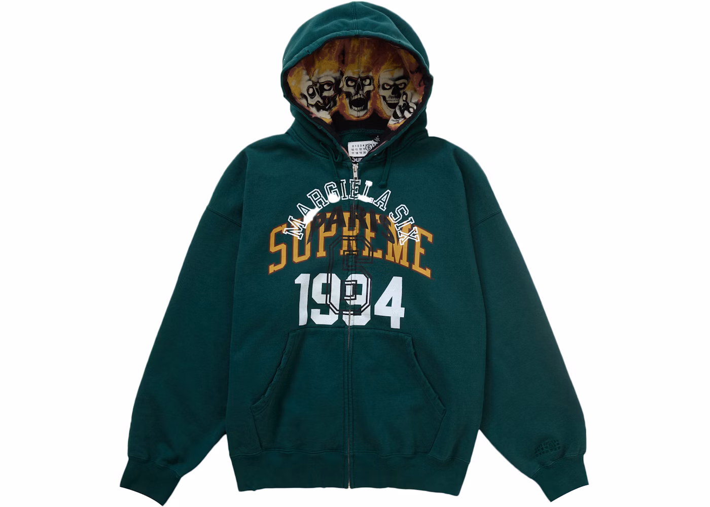 Supreme MM6 Maison Margiela Zip Up Green