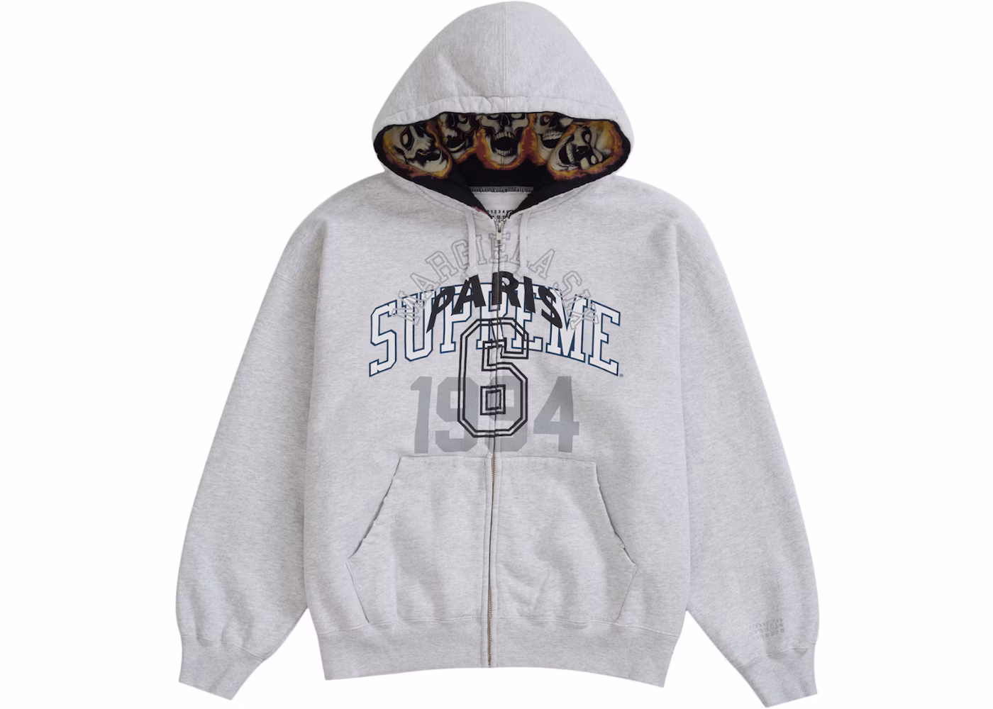 Supreme MM6 Maison Margiela Zip Up Grey