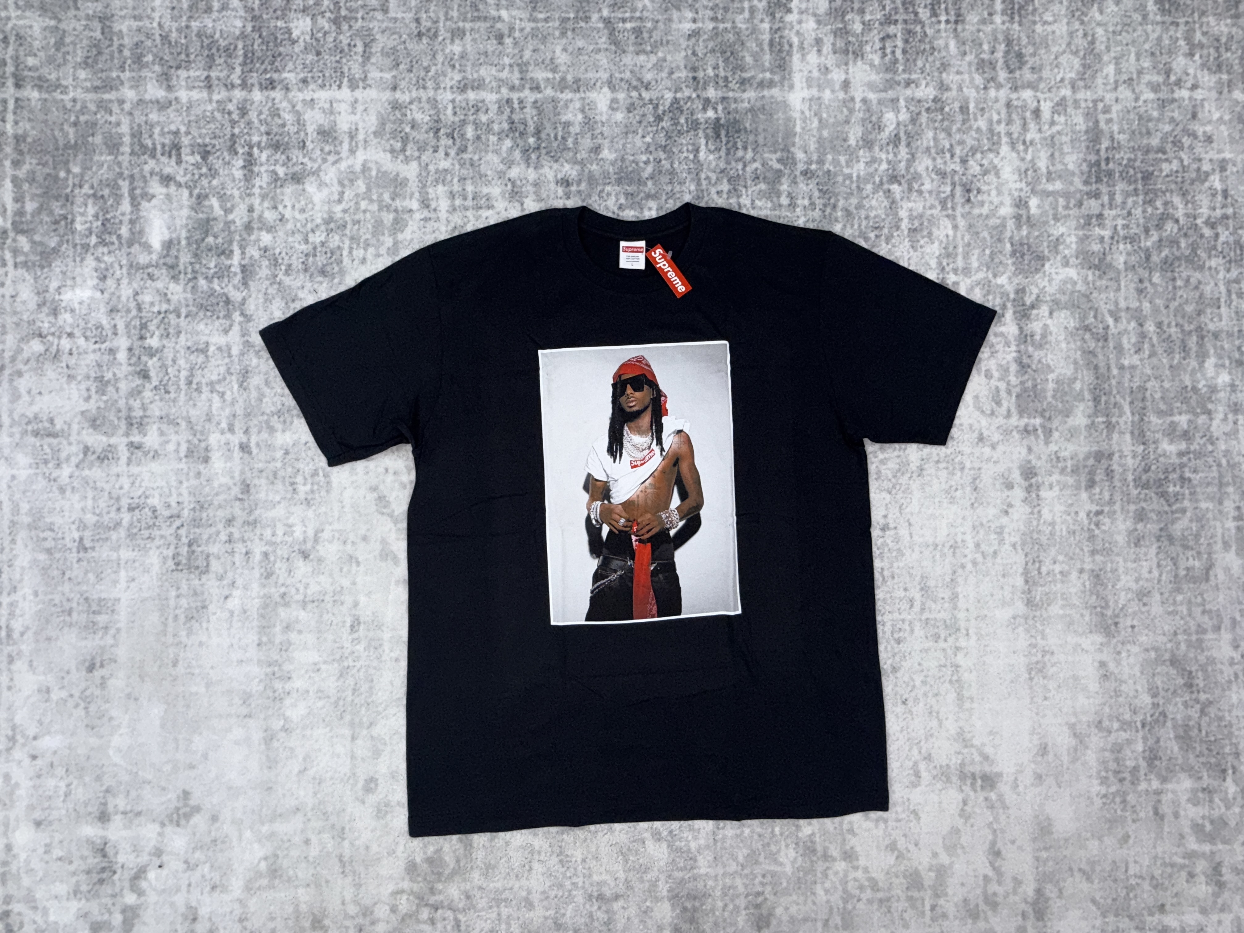 Supreme Playboi Carti Tee Black vista 2