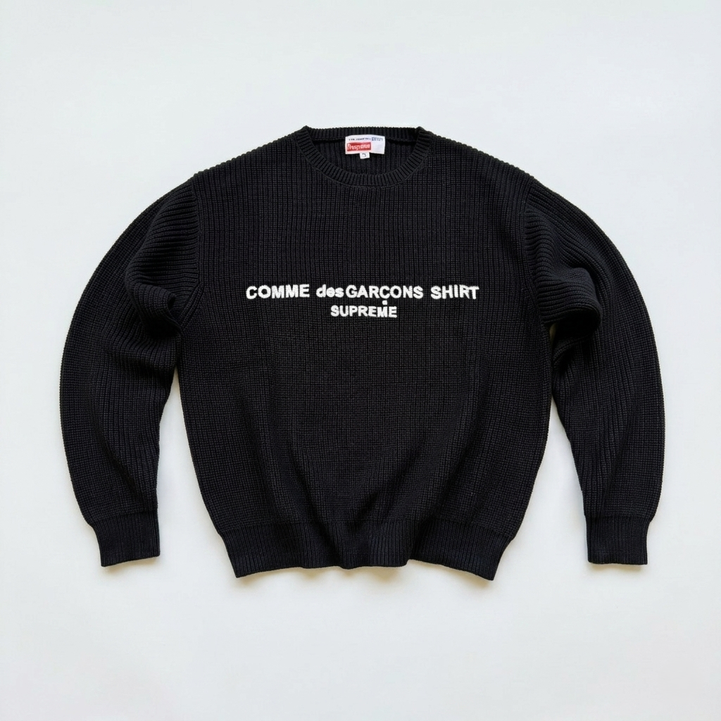 Supreme Comme des Garcons Sweater Black