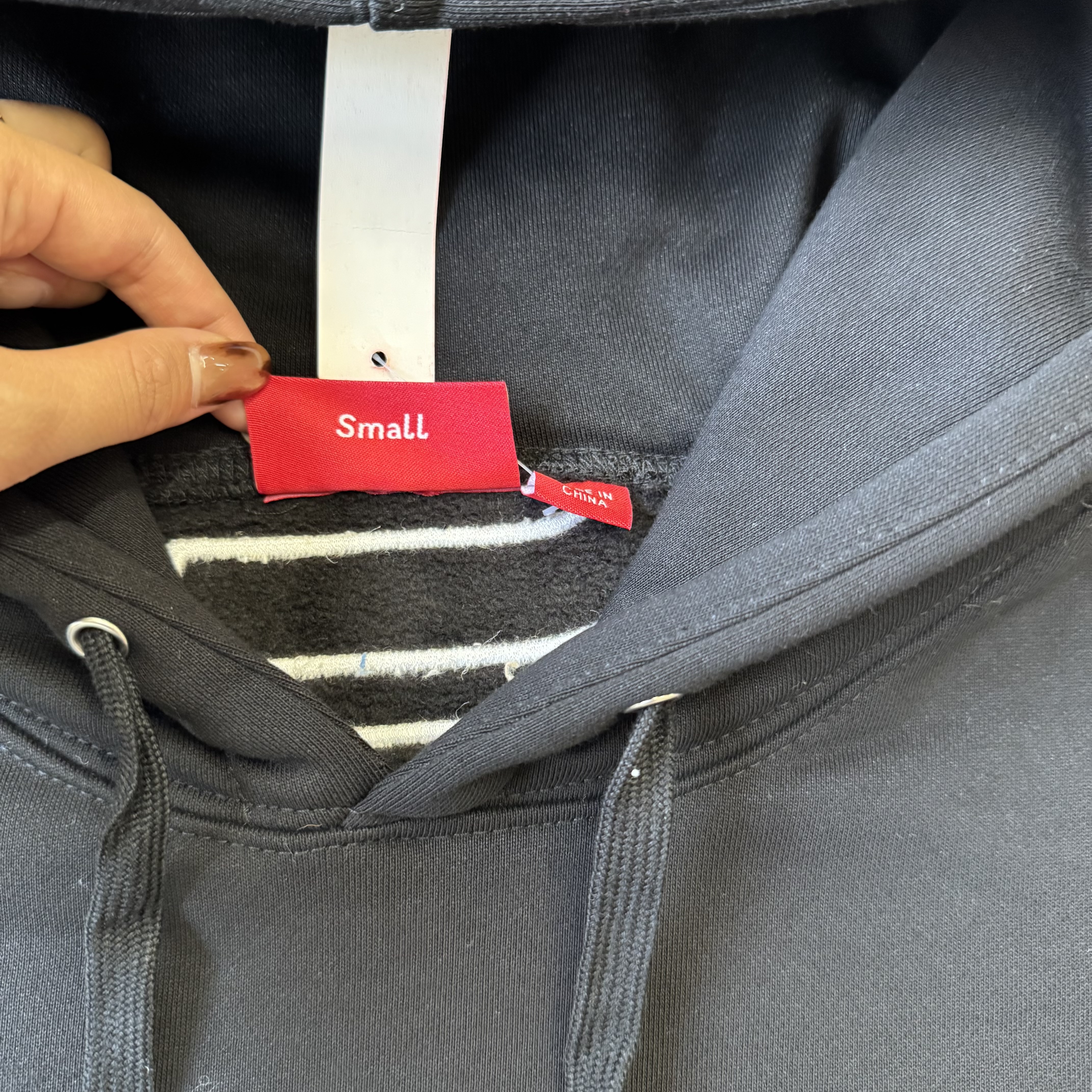 Supreme Satin Applique Hoodie vista 5