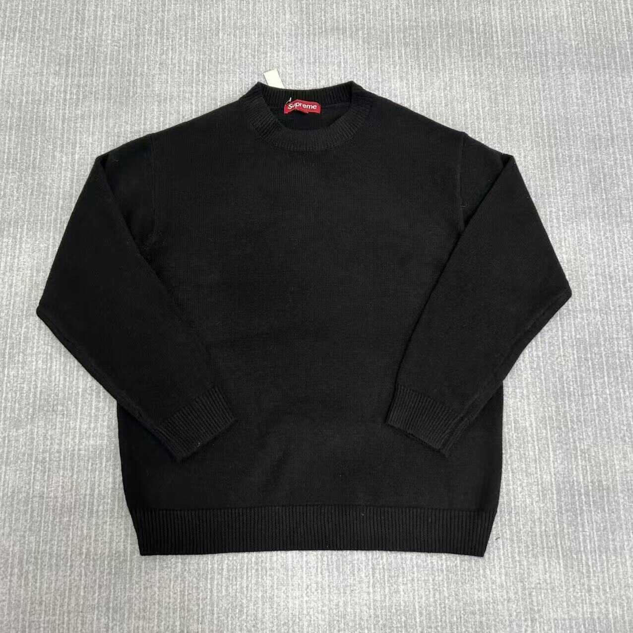 Supreme Angora Script Sweater Black vista 2