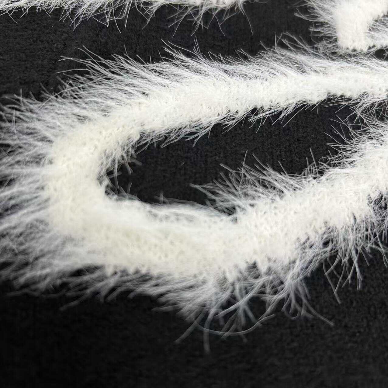 Supreme Angora Script Sweater Black vista 4